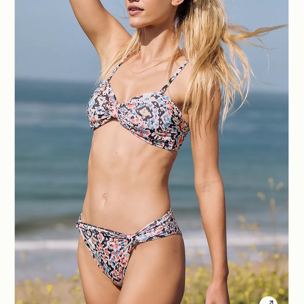 NEW ANTHROPOLOGIE Maaji Bloom High-Waisted Bikini Bottoms Small